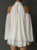 Women's Elegant Halter Tie Mini Dress
