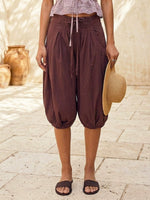 Women's Solid Color Art Casual Stylish Cotton Linen Pants