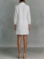 Women's Minimalist Casual Cotton-linen Dress