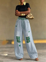 Casual Vintage-wash Jeans