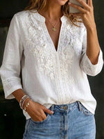 Women's Casual Cotton Linen Shirt