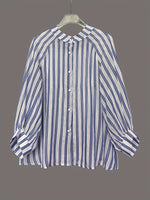 Casual Striped Loose Women's Shirt