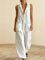 Minimalist And Casual Loose Jumpsuit