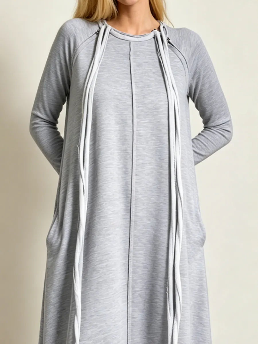 Cotton Maxi Dress With Side Pockets